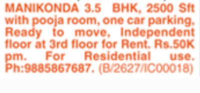 READY TO MOVE PROPERTY