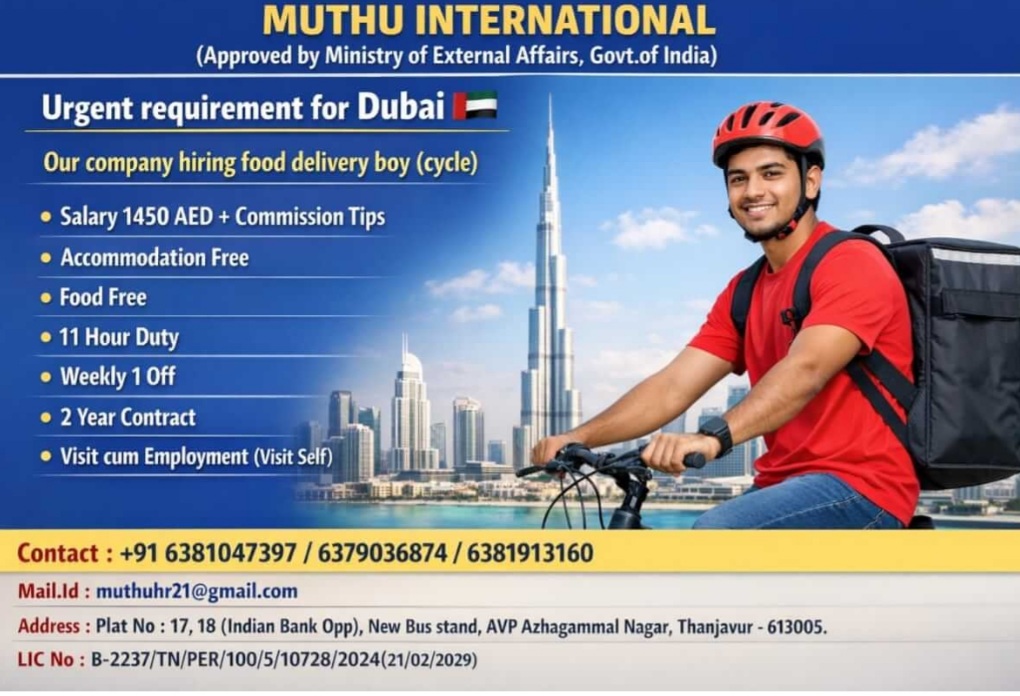 REPUTED COMPANY IN DUBAI IS HIRING