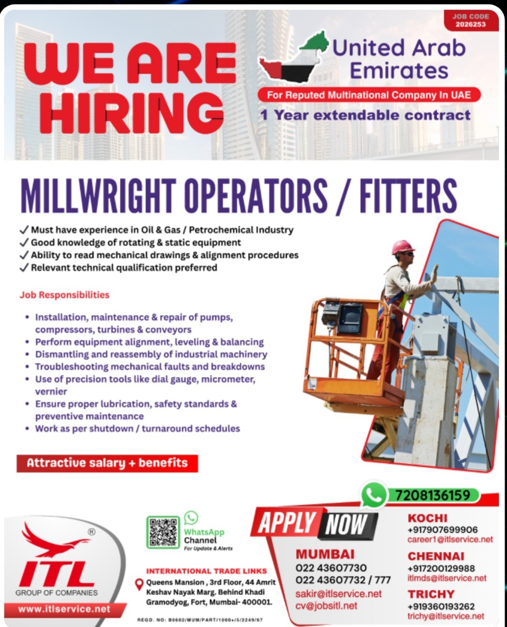 REPUTED MULTINATIONAL COMPANY IS HIRING IN UAE