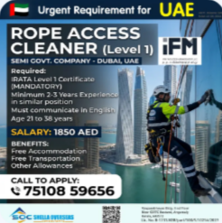Rope Access Cleaner UAE