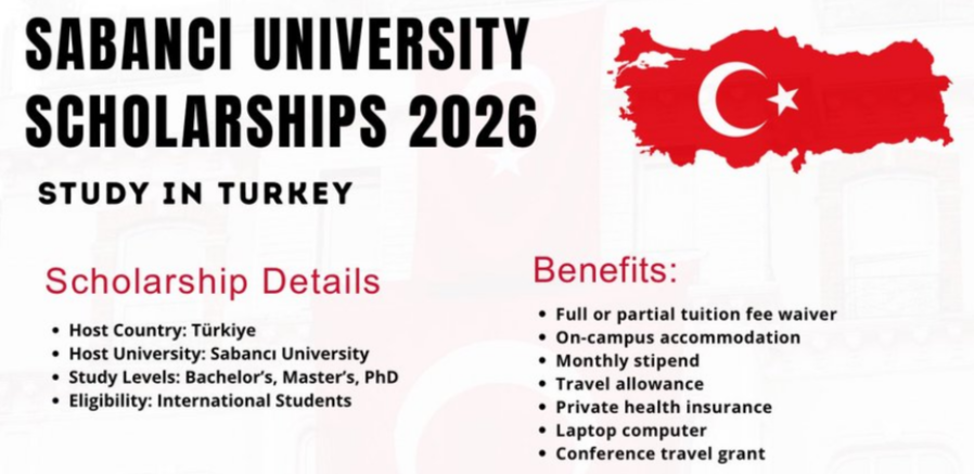 Sabancı University Scholarships 2026 | Study in Turkey