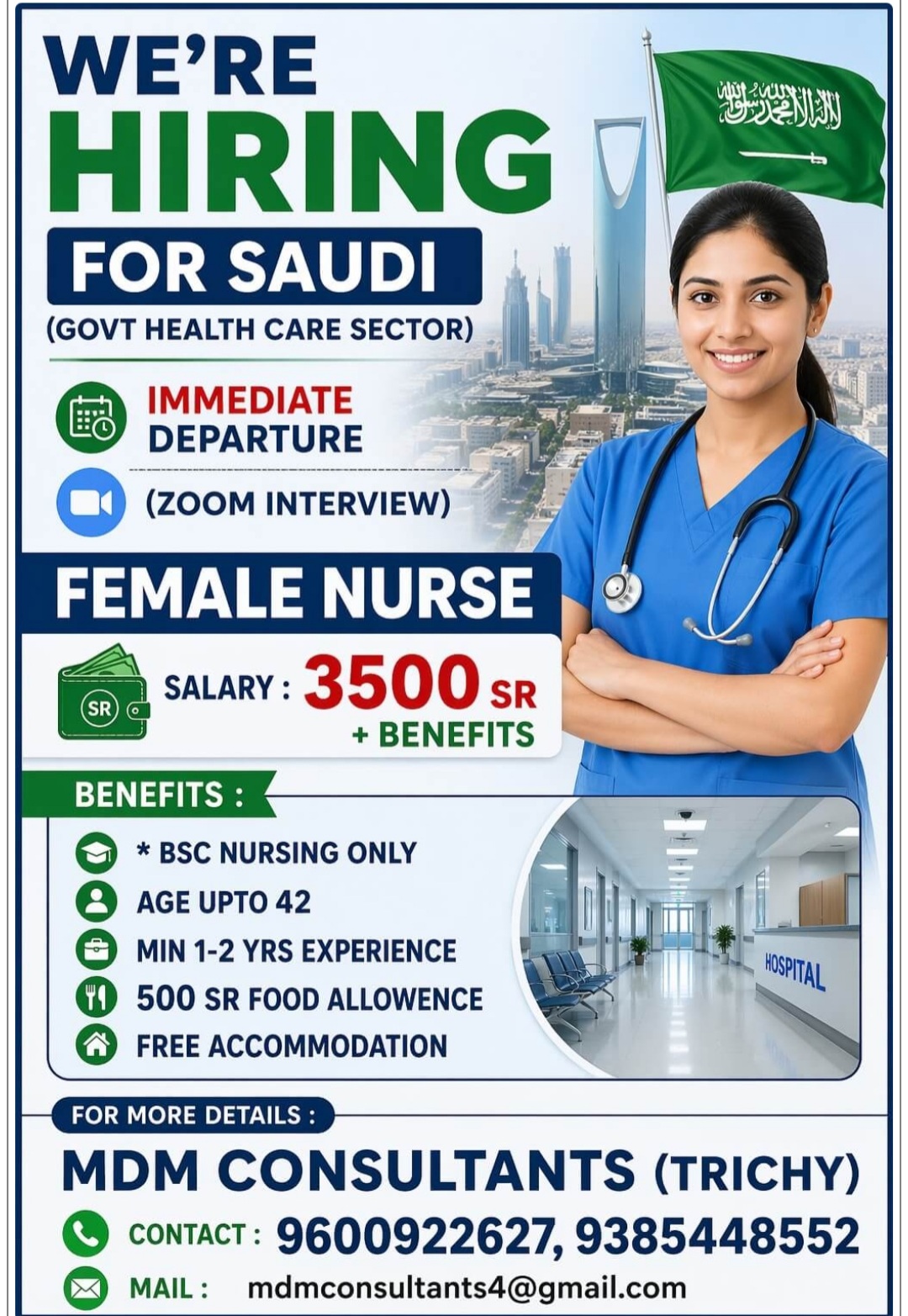 SAUDI GOVT HEALTH CARE SECTOR IS HIRING