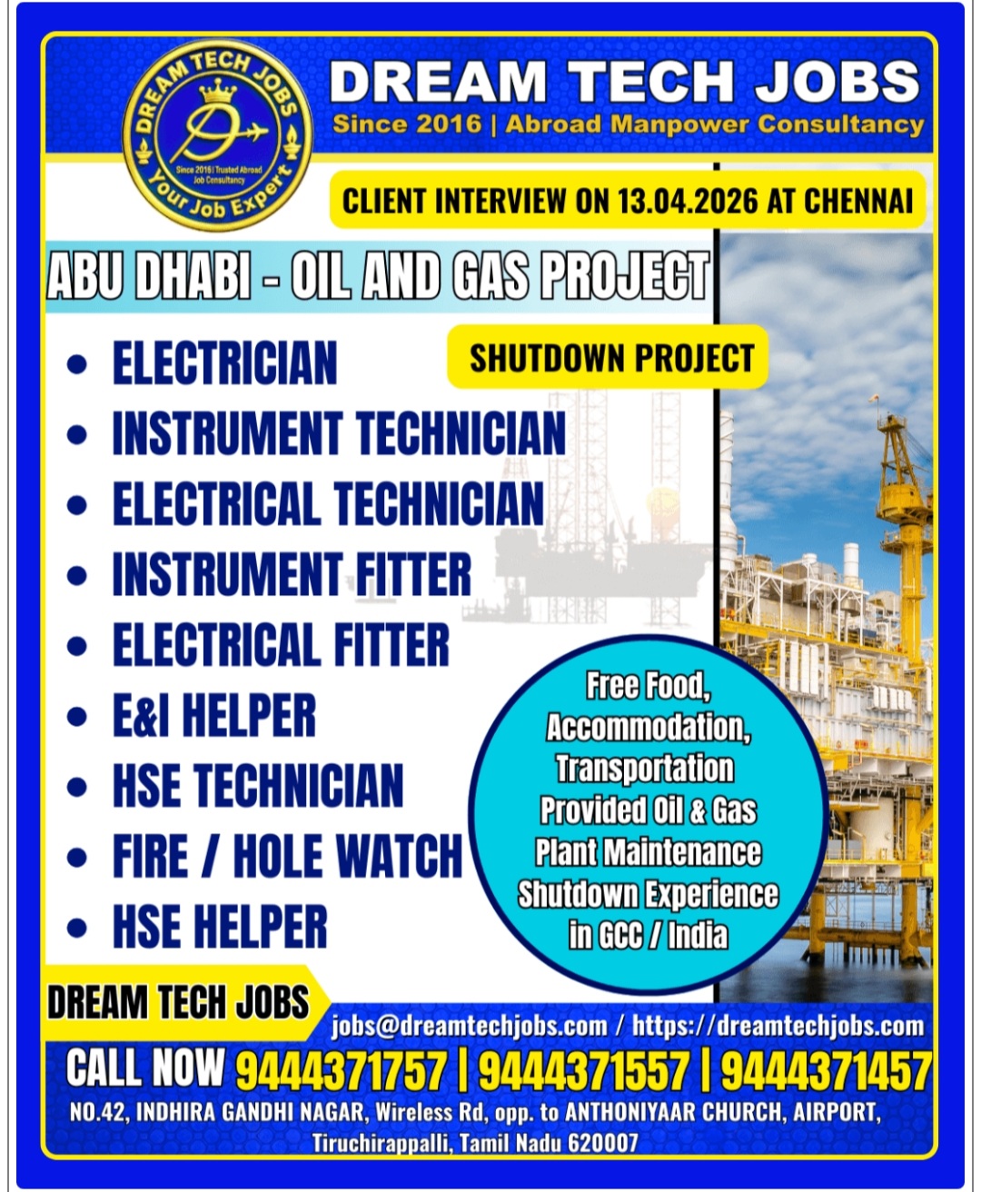 SHUTDOWN PROJECT OIL AND GAS PROJECT REQUIREMENT AT ABU DHABI