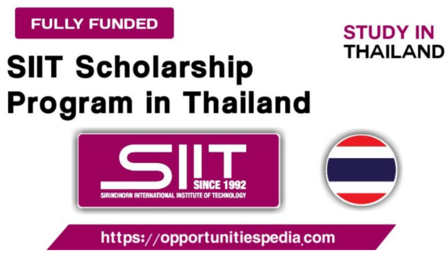 SIIT Scholarships 2026 in Thailand (Fully Funded)
