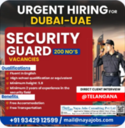 URGENT HIRING – DIRECT CLIENT INTERVIEW SECURITY GUARD