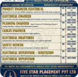 URGENT REQUIREMENT FOR DUBAI