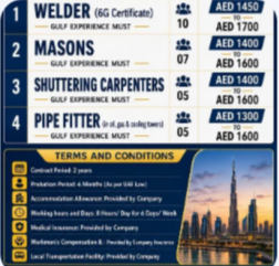 URGENT REQUIREMENT FOR DUBAI