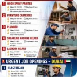 URGENT REQUIREMENT FOR DUBAI