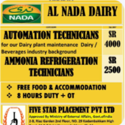 URGENT REQUIREMENT FOR SAUDI ARABIA