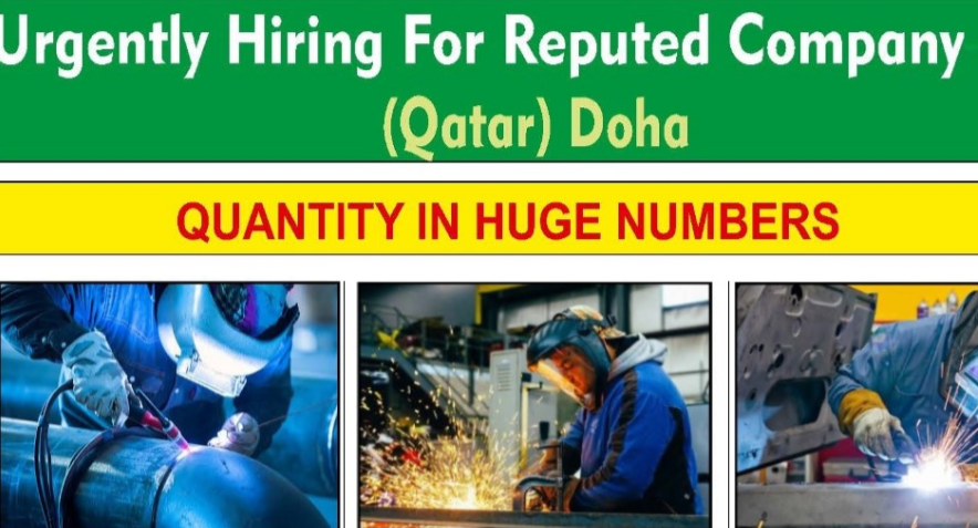 Urgently Hiring For Repuited Company In (Qatar)Doha