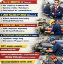 URGENTLY REQUIRED FOR SAUDI ARABIA COMPANY