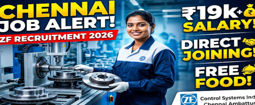 ZF Commercial Vehicle Recruitment 2026, 10th/ 12th , ITI, Diploma, & Graduates