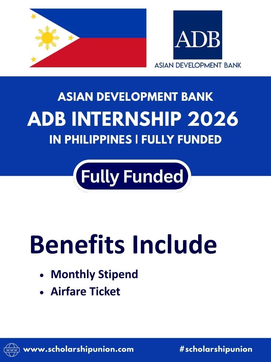 ADB Internship 2026 In Philippines