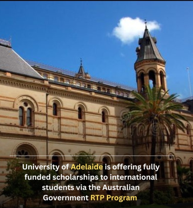 Adelaide University RTP Scholarships 2026 In Australia