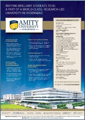 Admissions Open: Amity University Hyderabad