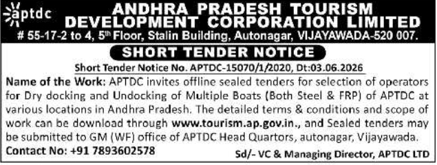APTDC: Boat Maintenance Services Short Tender