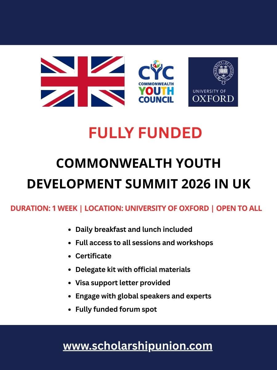 Commonwealth Youth Development Summit 2026 in UK