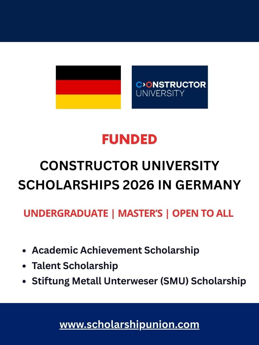 Constructor University Scholarships 2026 in Germany