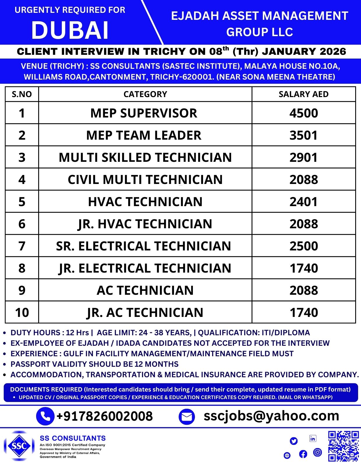 Job at Ejadah Asset Management Group in Dubai
