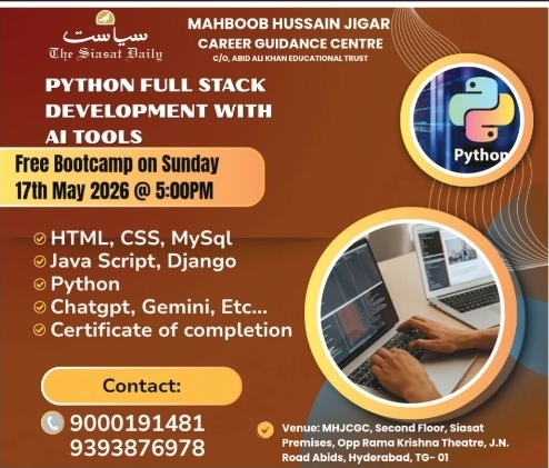 Free Python & AI Bootcamp at Abids
