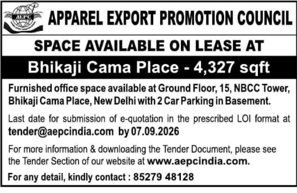 Furnished Office Space Available on Lease at Bhikaji Cama Place New Delhi