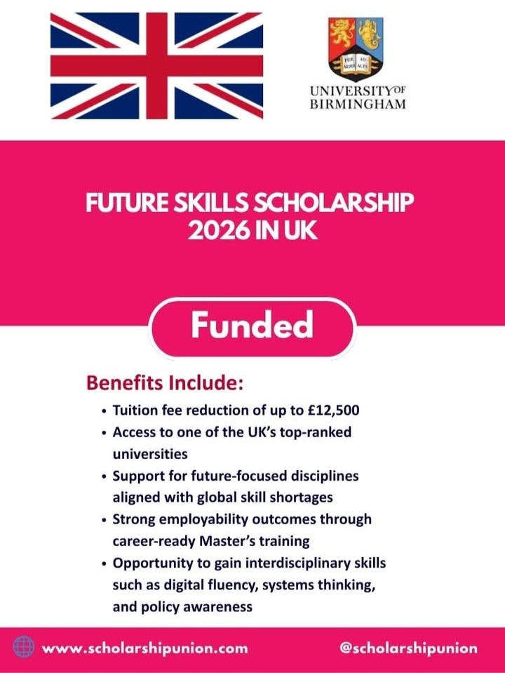 Future Skills Scholarship 2026 in UK
