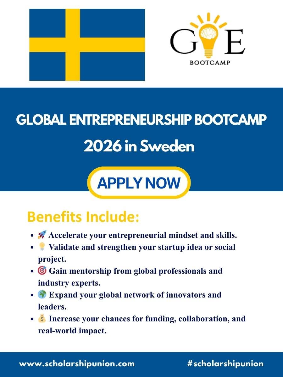 Global Entrepreneurship Bootcamp 2026 in Sweden