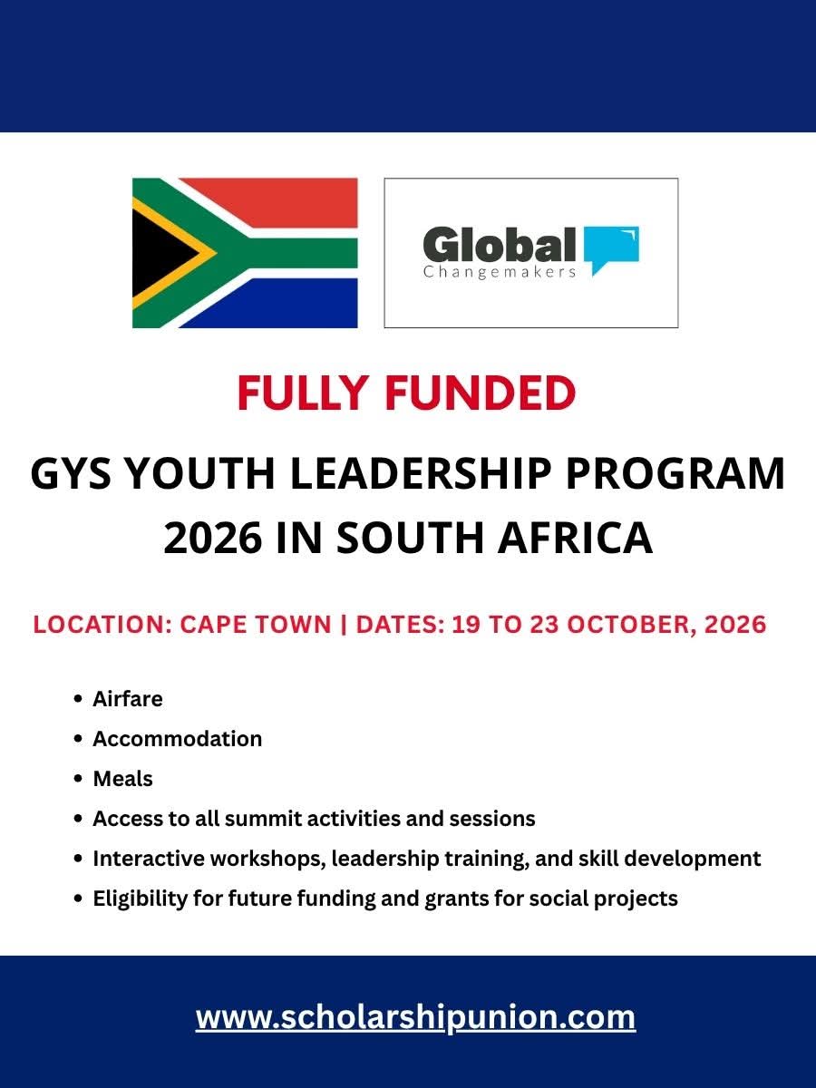 GYS Youth Leadership Program 2026 in South Africa