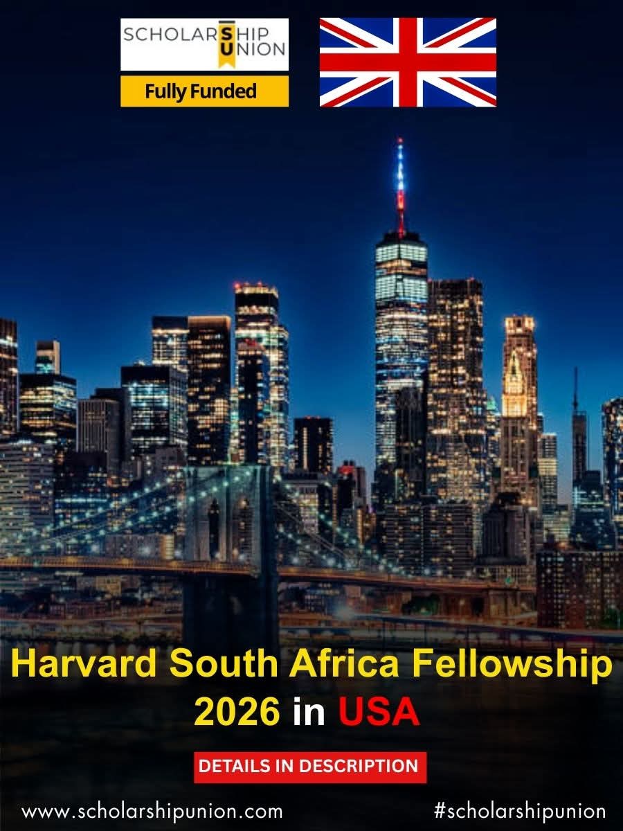Harvard South Africa Fellowship 2026 in USA