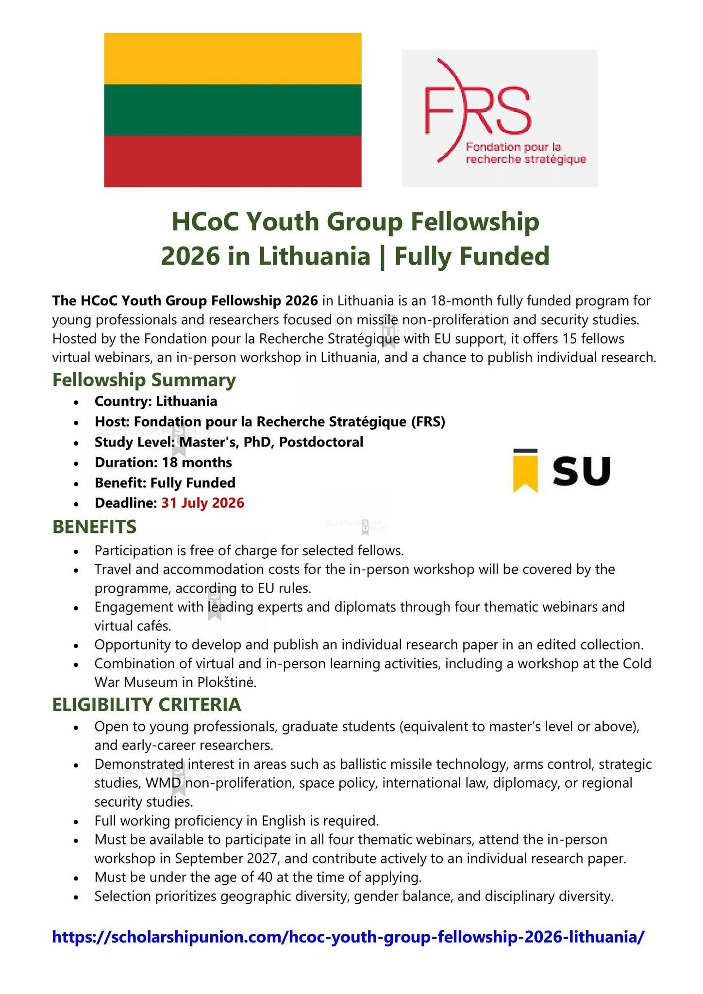 HCoC Youth Group Fellowship 2026 in Lithuania