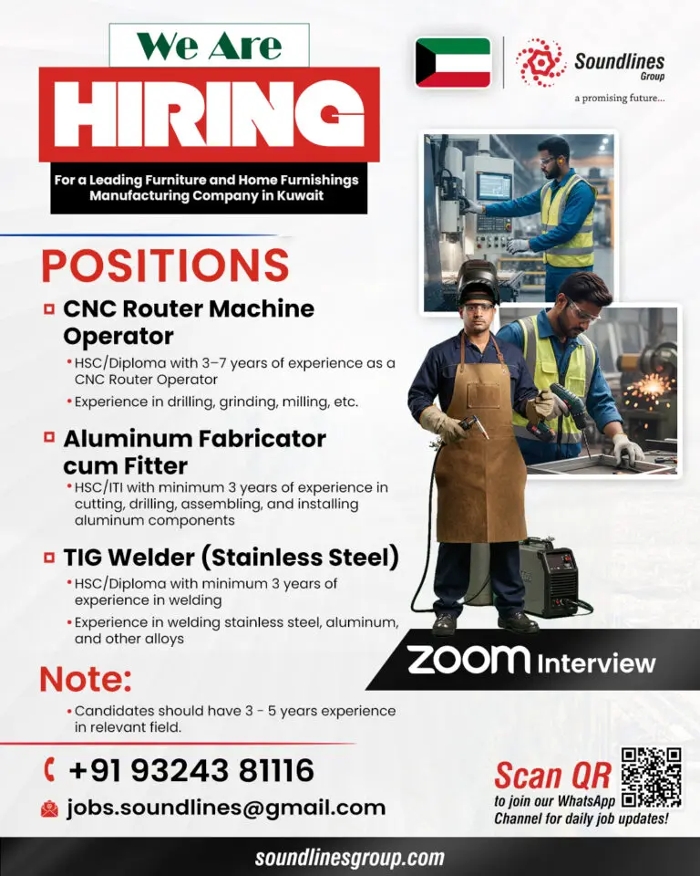 Hiring For a Leading Furniture and Home Furnishings Manufacturing Company - Kuwait