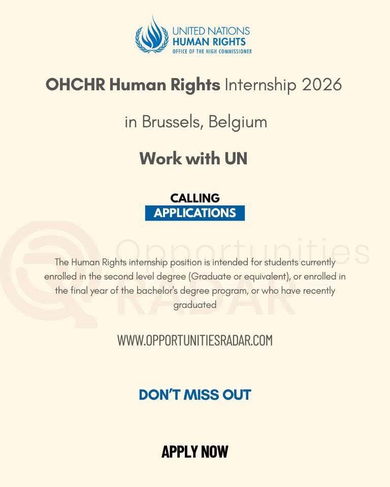 Human Rights Internship in Belgium 🇧🇪