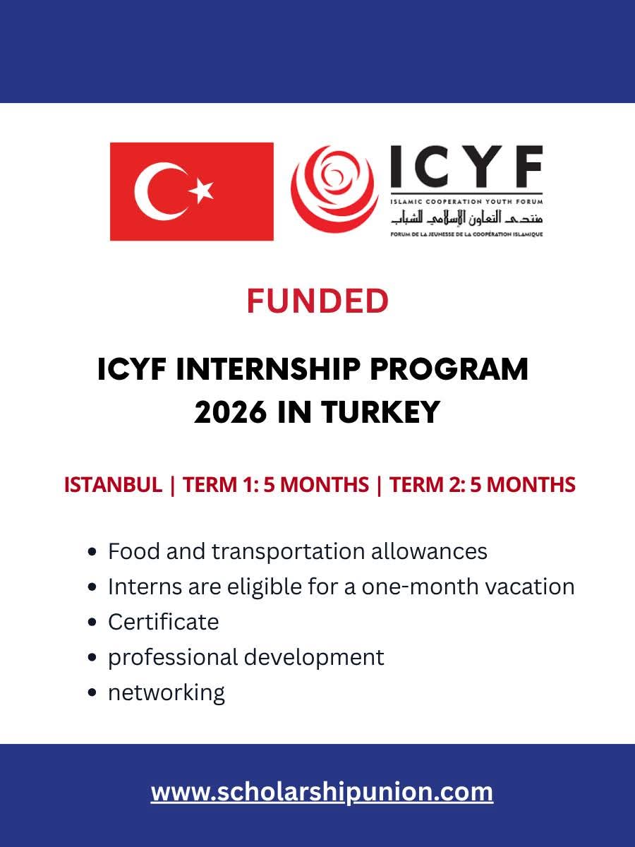 ICYF Internship Program 2026 in Türkiye