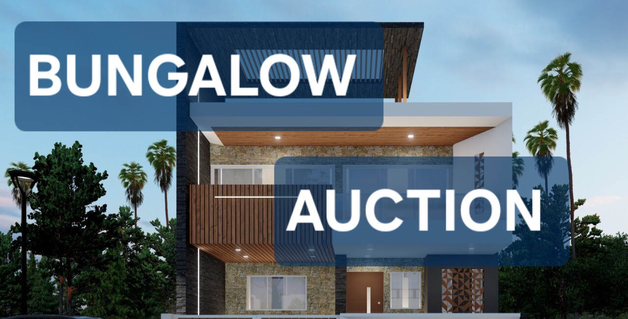 INDEPENDENT BUNGALOW FOR AUCTION IN BOPAL, AHMEDABAD