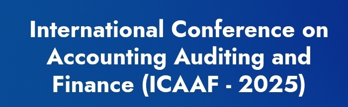 International Conference on Accounting Auditing and Finance (ICAAF) In Nizhny Novgorod, Russia