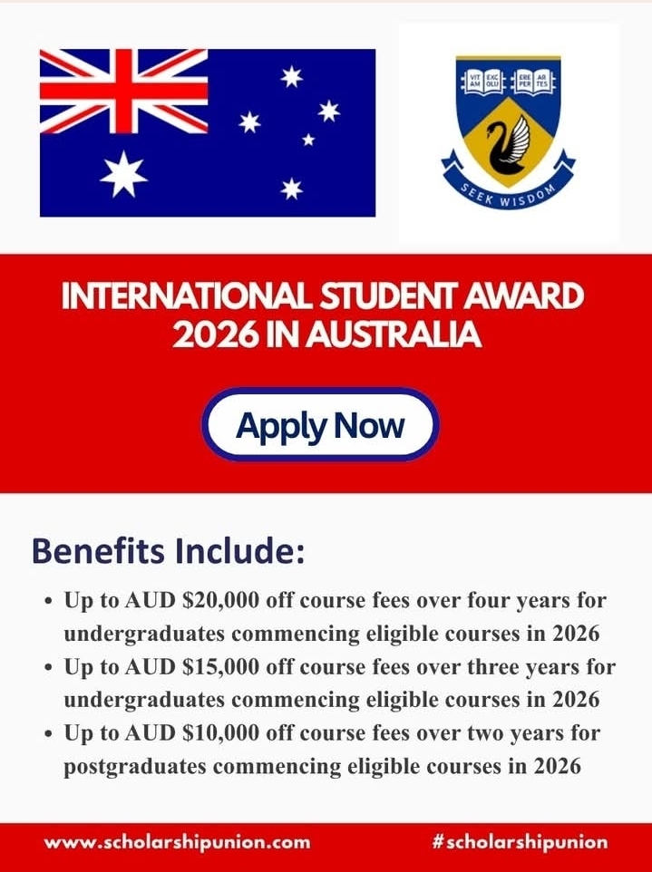 International Student Award 2026 in Australia