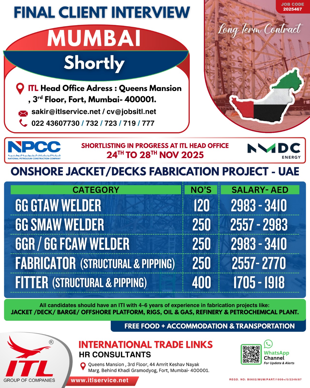 Job Opportunity In UAE