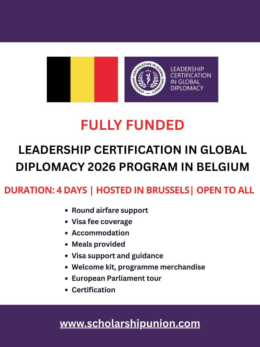 Leadership Certification in Global Diplomacy 2026 Program in Belgium