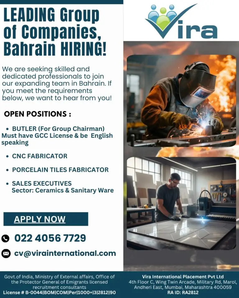 LEADING GROUP OF COMPANIES - Hiring IN BAHRAIN