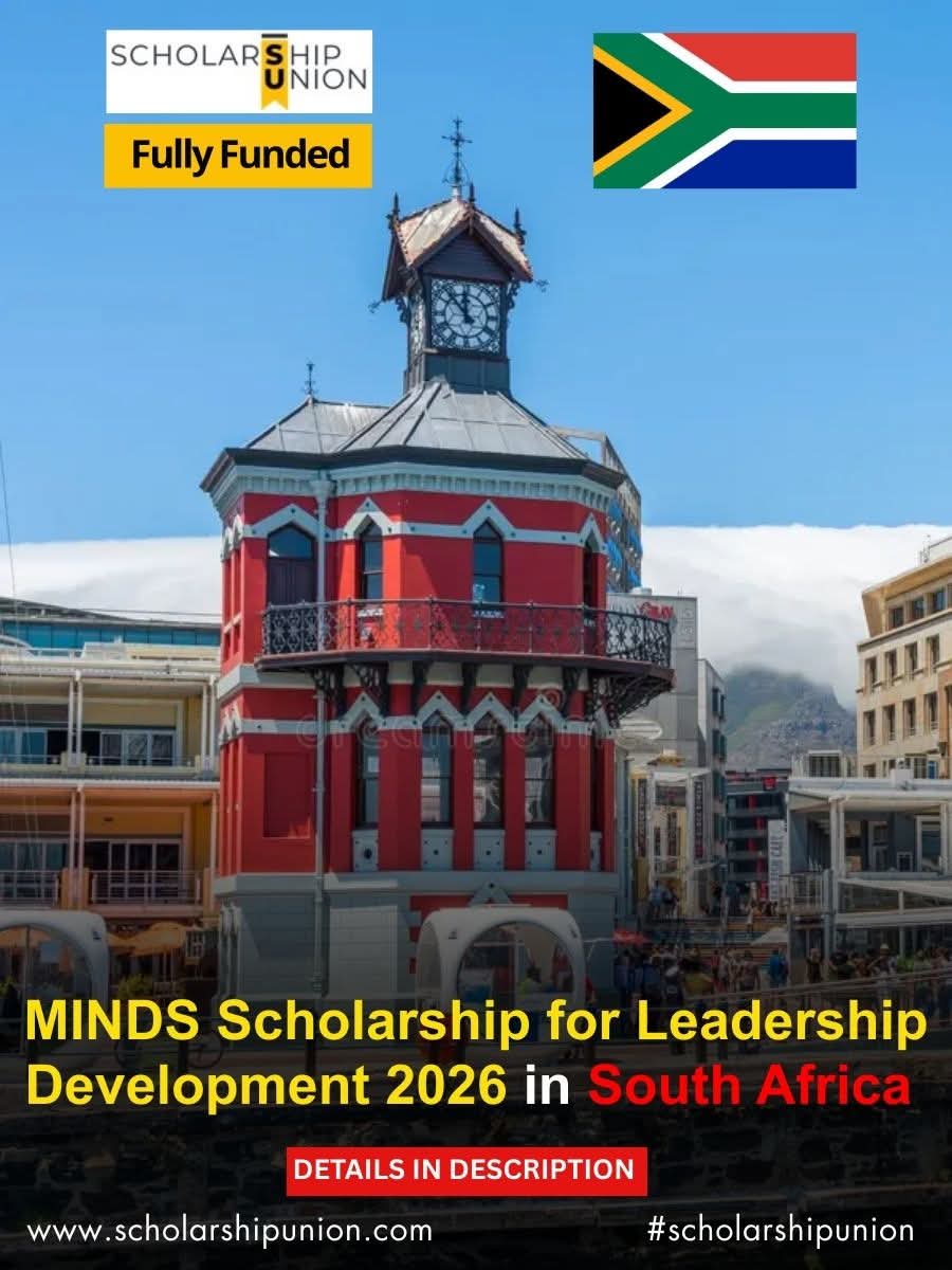 Minds Scholarship For Leadership Development 2026 in South Africa