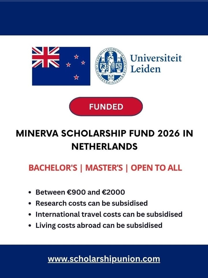 Minerva Scholarship Fund 2026 in Netherlands