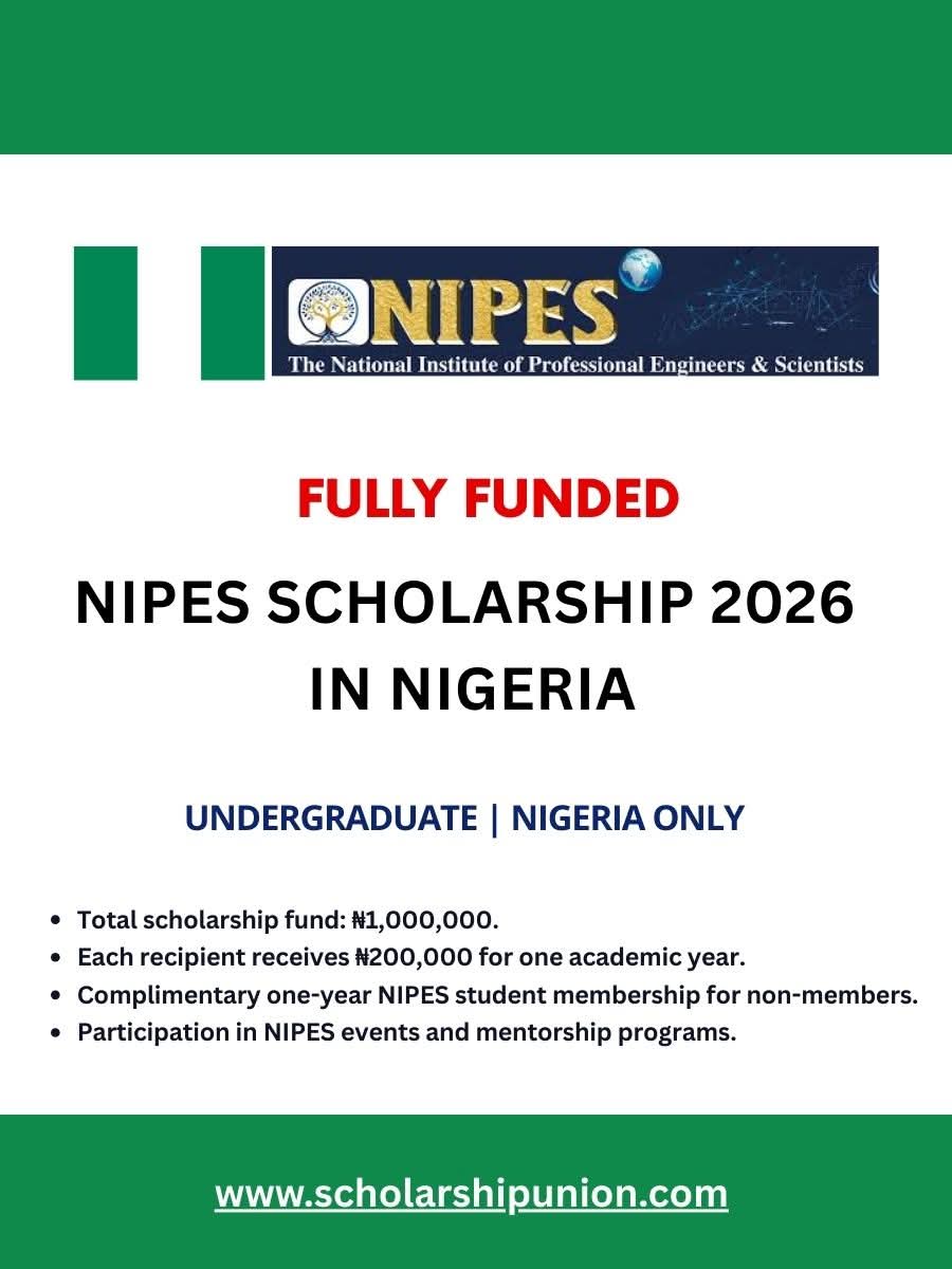 NIPES Scholarship 2026 In Nigeria