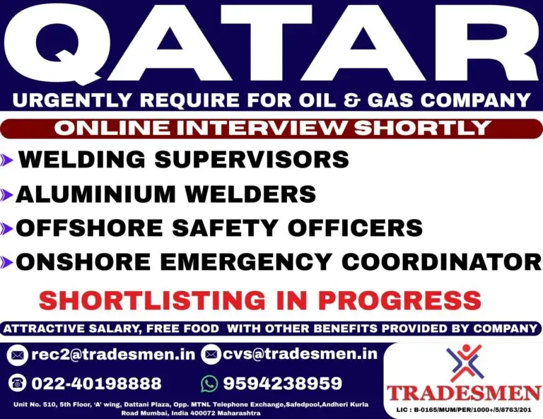 Oil & Gas Company - Hiring in Qatar