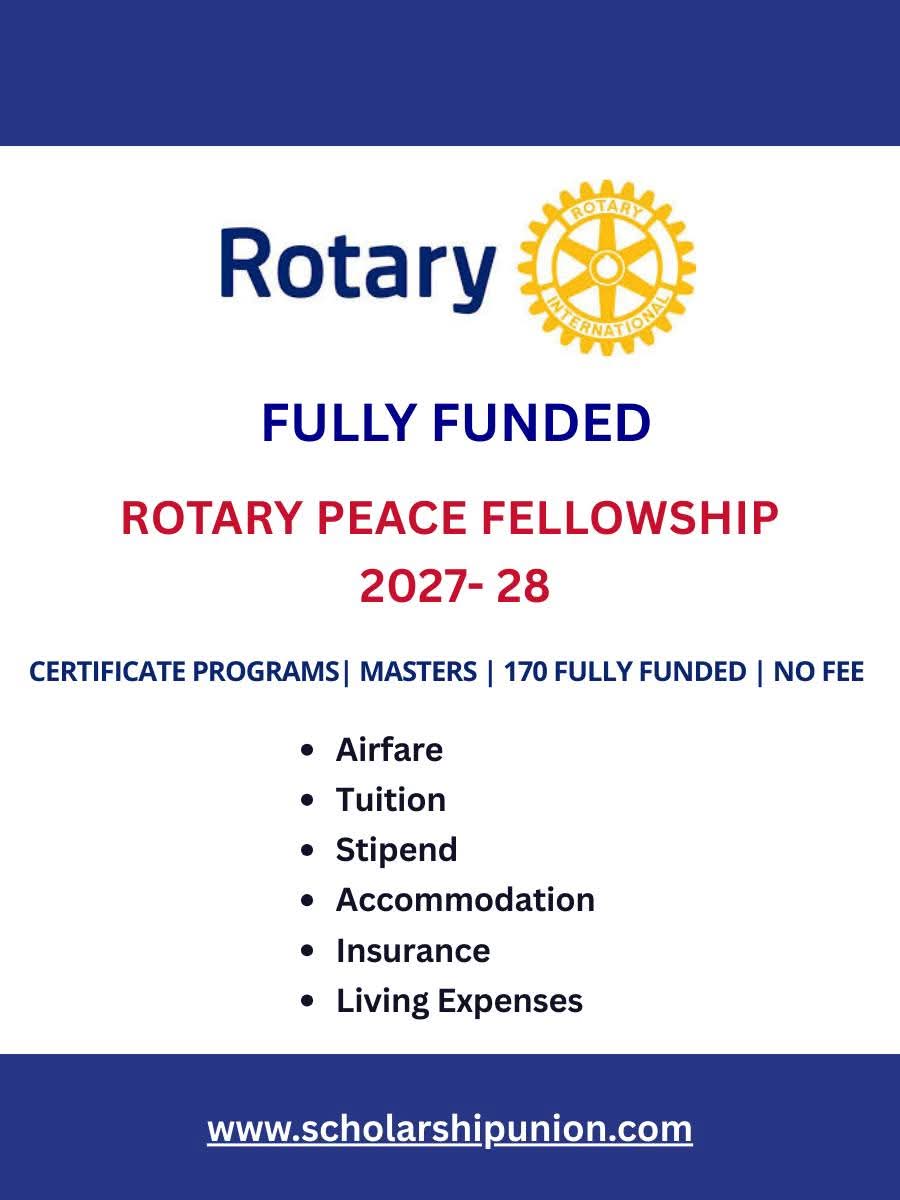 Rotary Peace Fellowship 2027 - 28