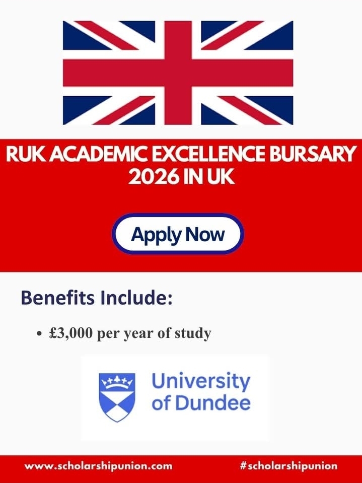 RUK Academic Excellence Bursary 2026 in UK