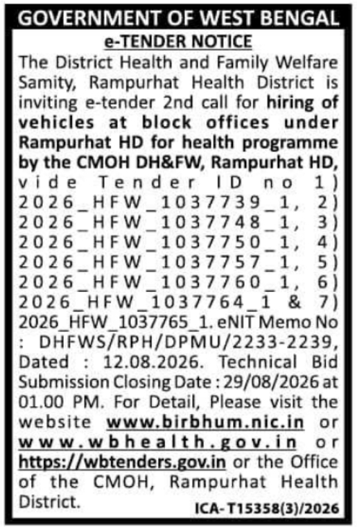 Security Guard Arrear Payment and Engagement Tender by PHED