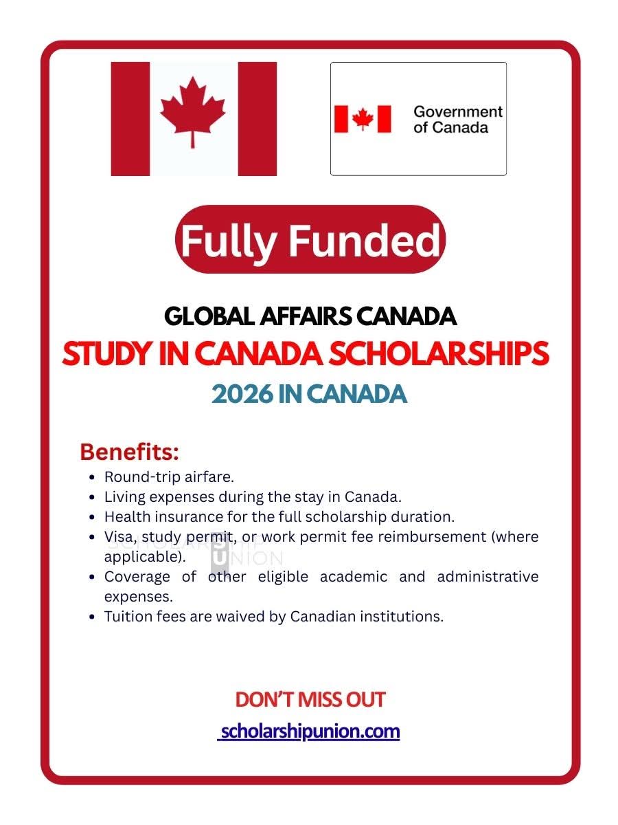 Study in Canada Scholarships (SICS) for the 2026 in Canada