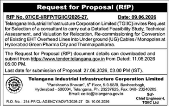 TGIIC Consultant Request for Proposal