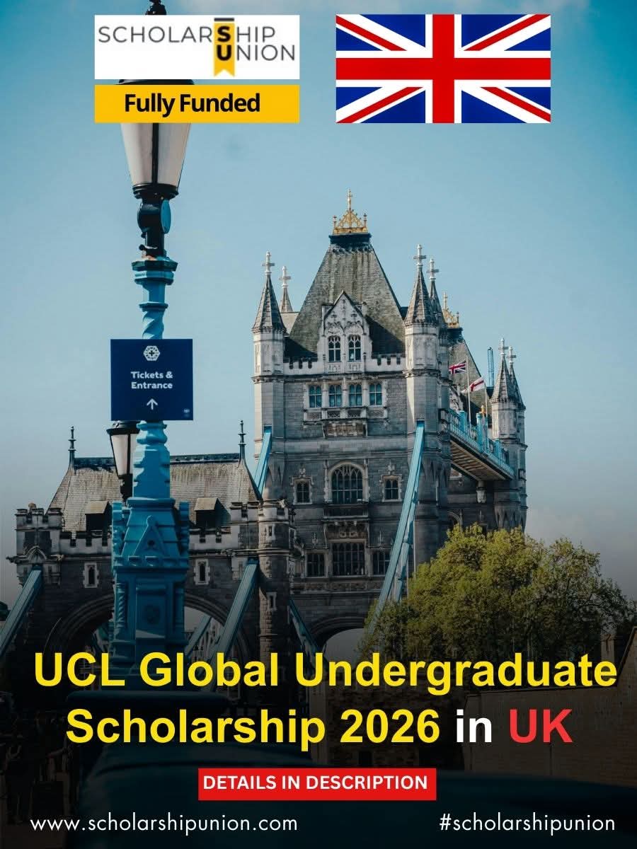UCL Global Undergraduate Scholarship 2026 in UK