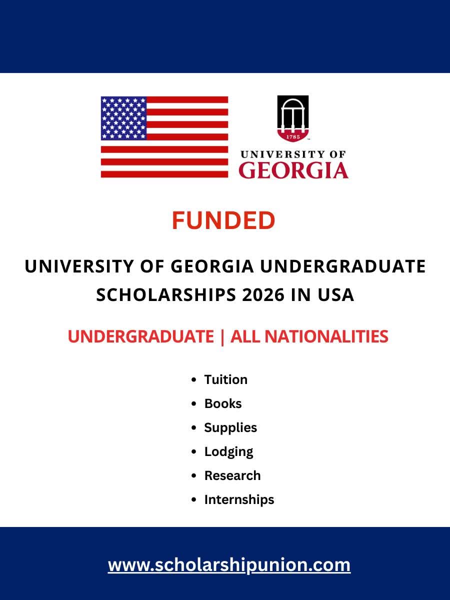 University of Georgia Undergraduate Scholarships 2026 in USA